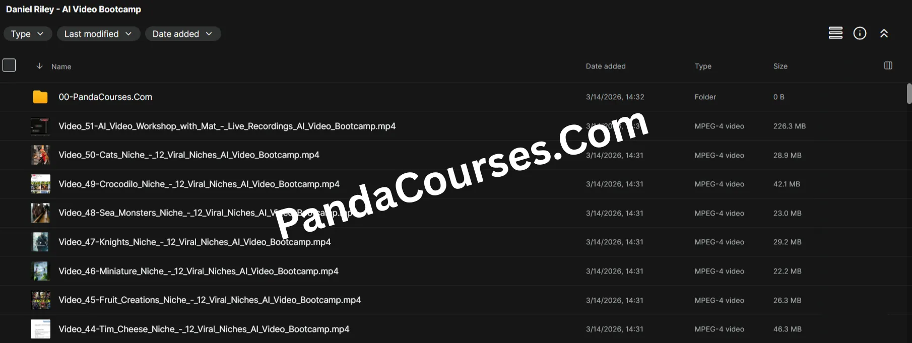 Course Proof