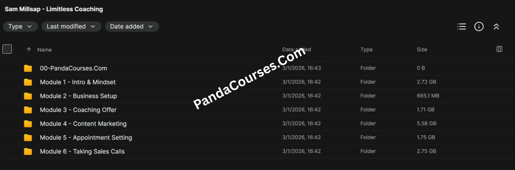 Course Proof