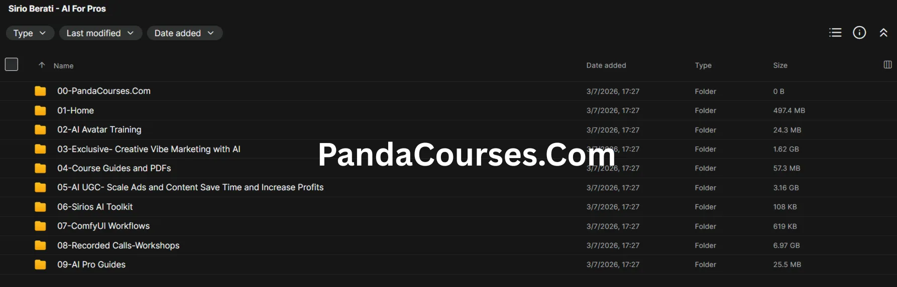 Course Proof